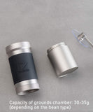 1Zpresso JX-PRO Manual Coffee Grinder Light Gray Capacity 35g with Assembly Stainless Steel Conical Burr - Numernal Adjustable Setting, Portable Mill Faster Grinding Efficiency Espresso to Coarse