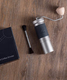 1Zpresso JX-PRO Manual Coffee Grinder Light Gray Capacity 35g with Assembly Stainless Steel Conical Burr - Numernal Adjustable Setting, Portable Mill Faster Grinding Efficiency Espresso to Coarse