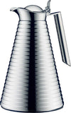 Alfi Glass Vacuum Chrome Plated Copper Thermal Carafe for Hot and Cold Beverages, 1.0 L, Chrome