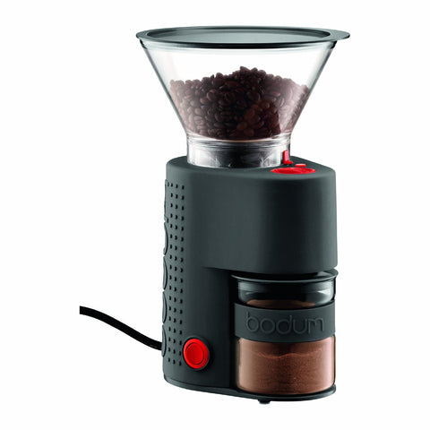 Bodum Bistro Burr Grinder, Electronic Coffee Grinder with Continuously –  Caffeinequip