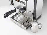 Rancilio Silvia Espresso Machine with Iron Frame and Stainless Steel Side Panels, 11.4 by 13.4-Inch